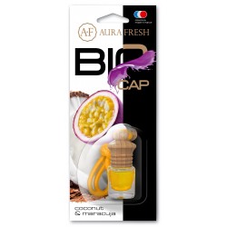 Жидкий ароматизатор в бутылочке, подвесной "BIO CAP". Аромат-"Coconut & Maracuja"